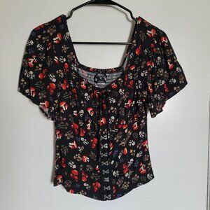 Thorn & Fable Mushroom Blouse